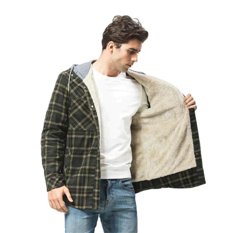 Winter flannel fleece jacket