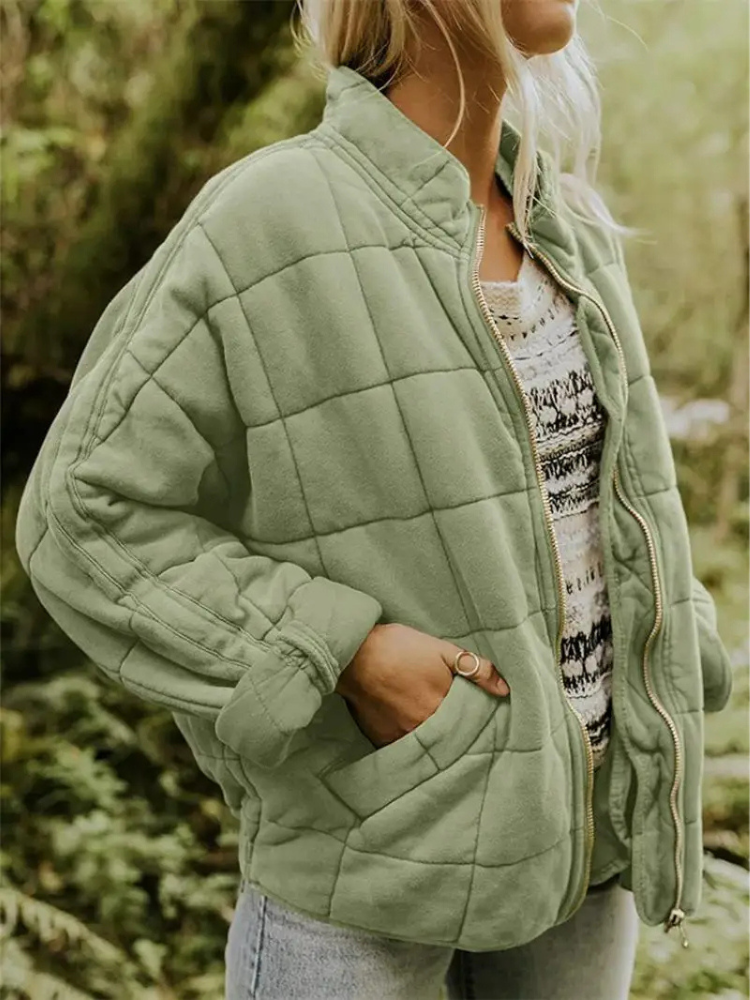 Oversize thick jacket for women