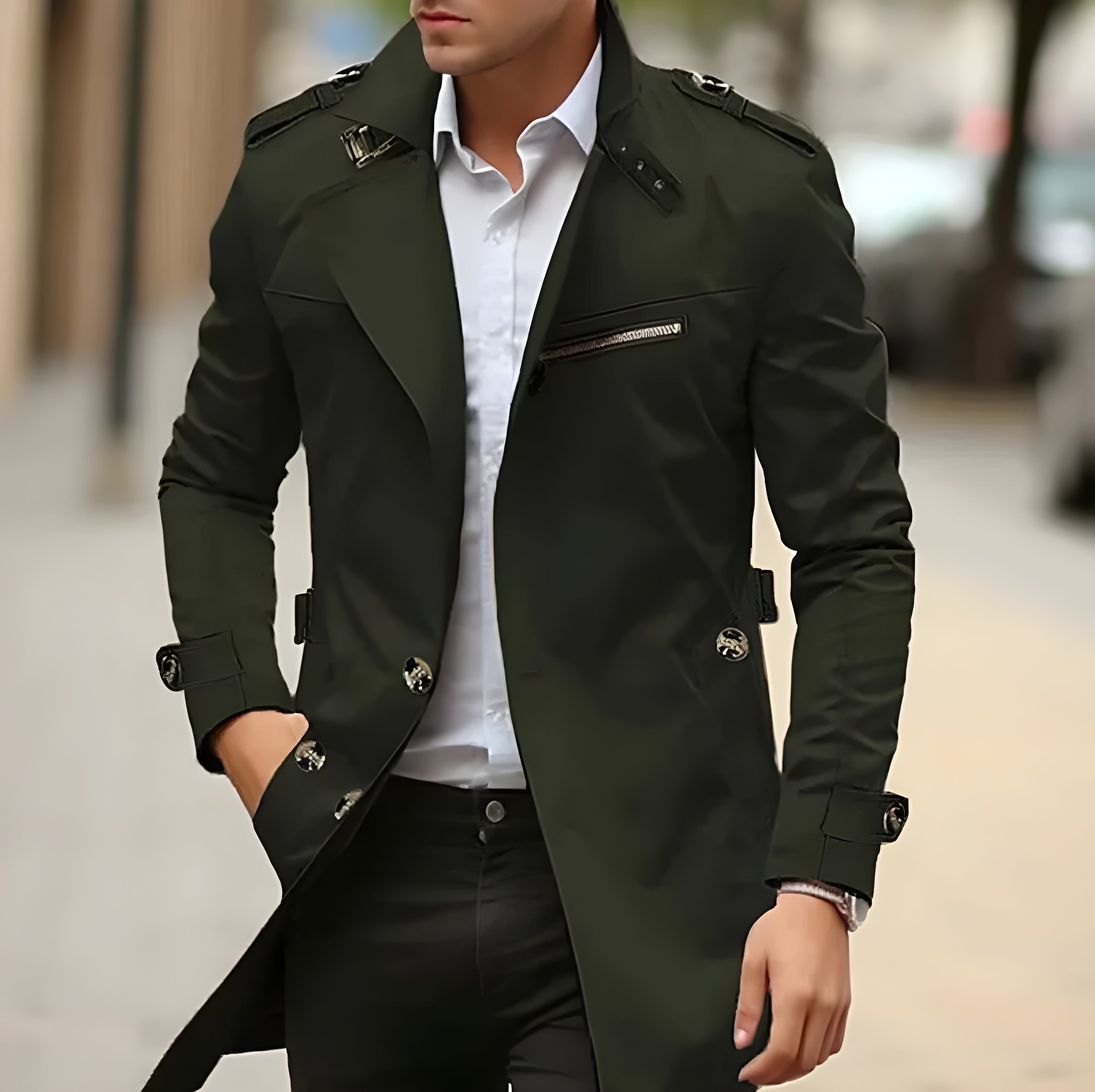 Elegant and stylish men's coat