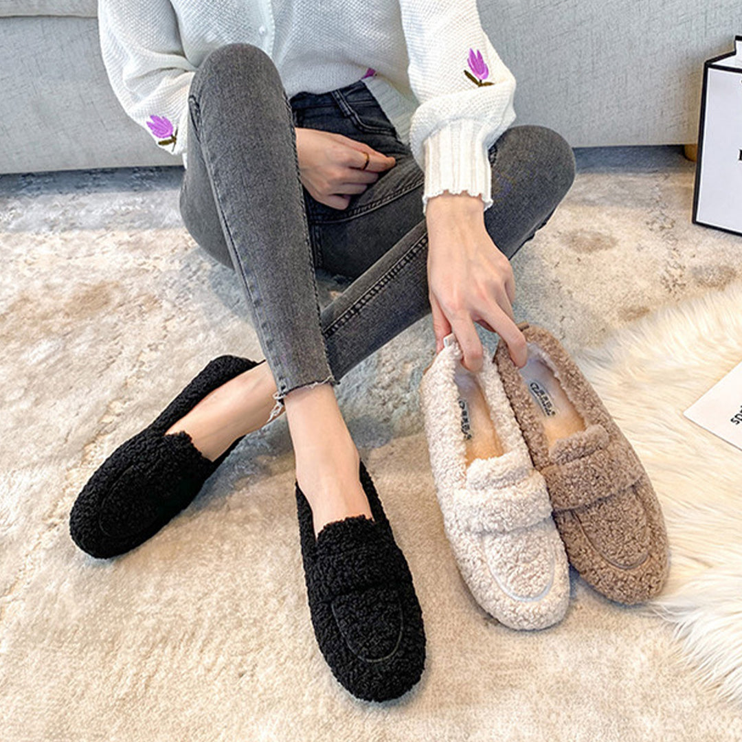 Plush Loafers for women