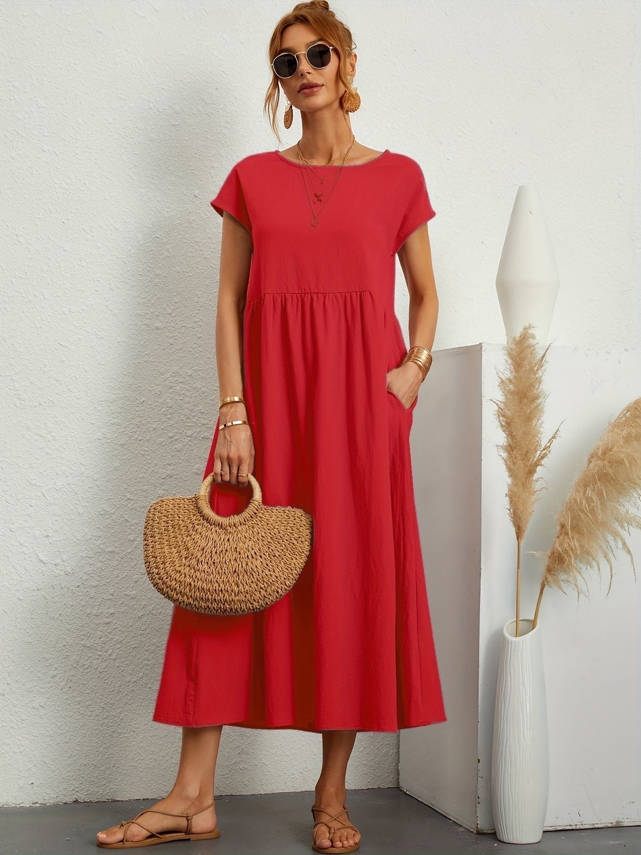 RUBY | Elegant Linen Dress