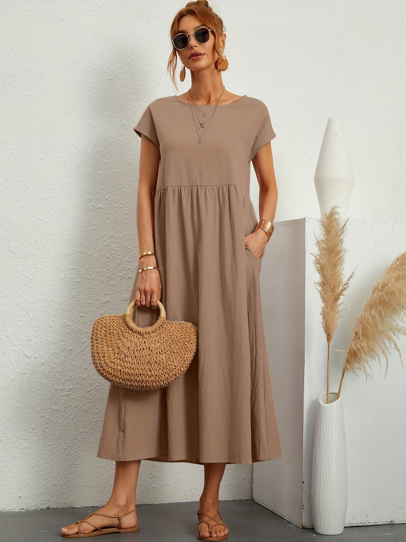 RUBY | Elegant Linen Dress