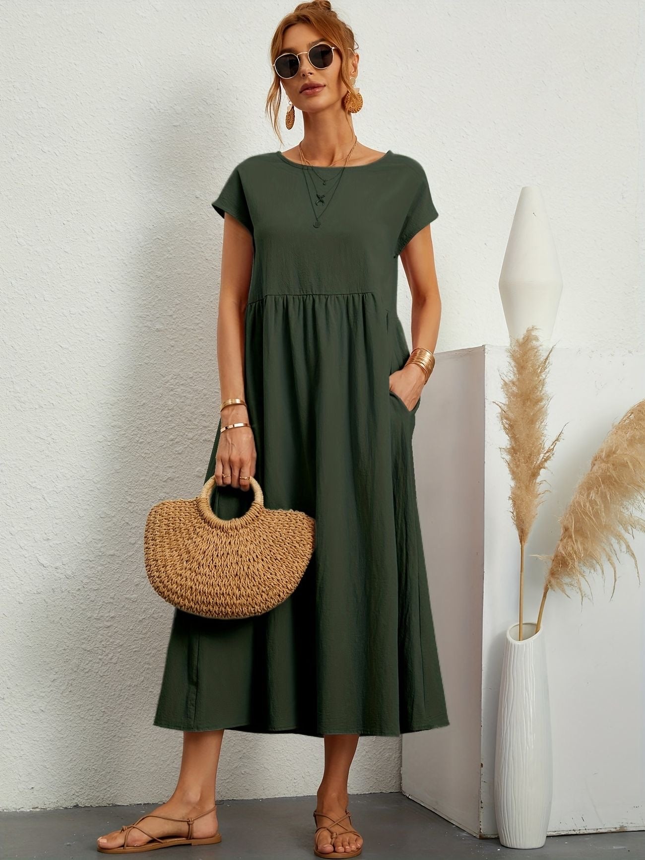 RUBY | Elegant Linen Dress