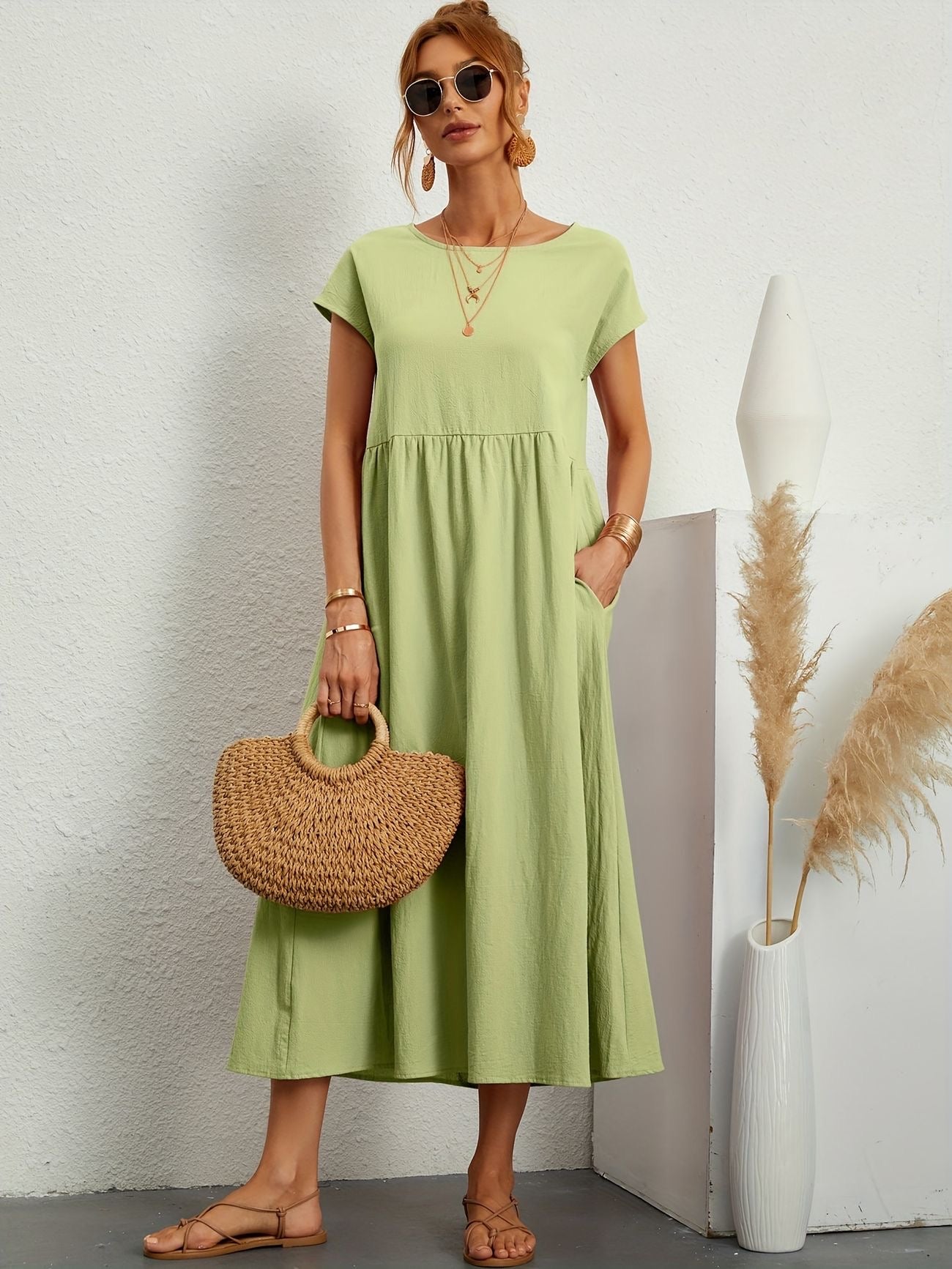 RUBY | Elegant Linen Dress