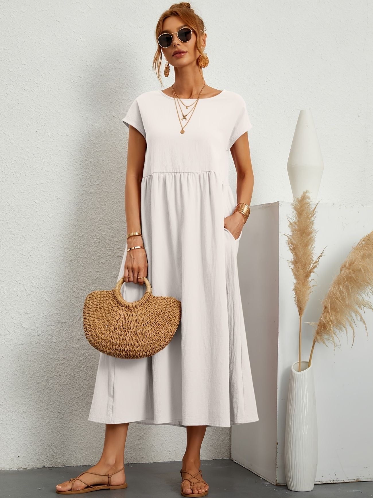 RUBY | Elegant Linen Dress