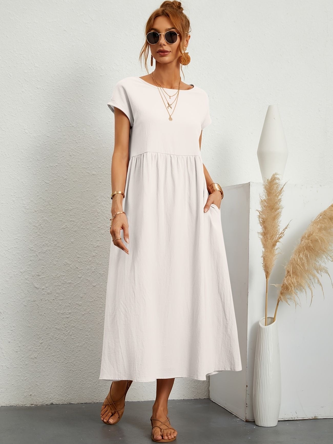 RUBY | Elegant Linen Dress