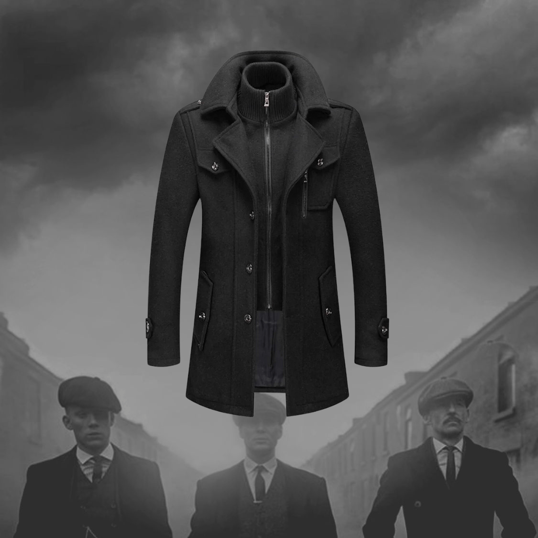 Warm men's coat