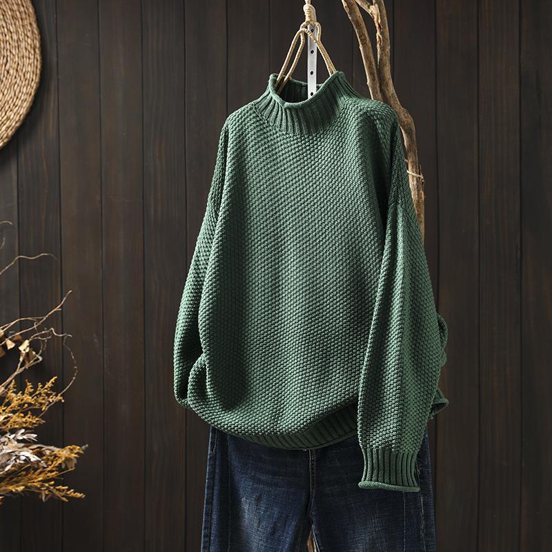 Knitted sweater for women