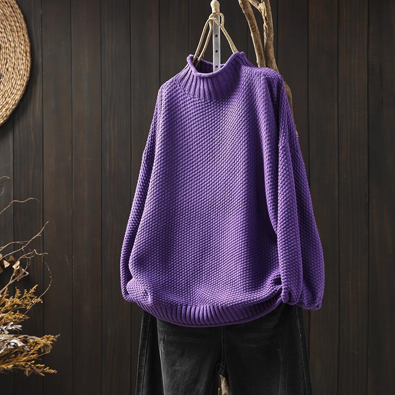 Knitted sweater for women