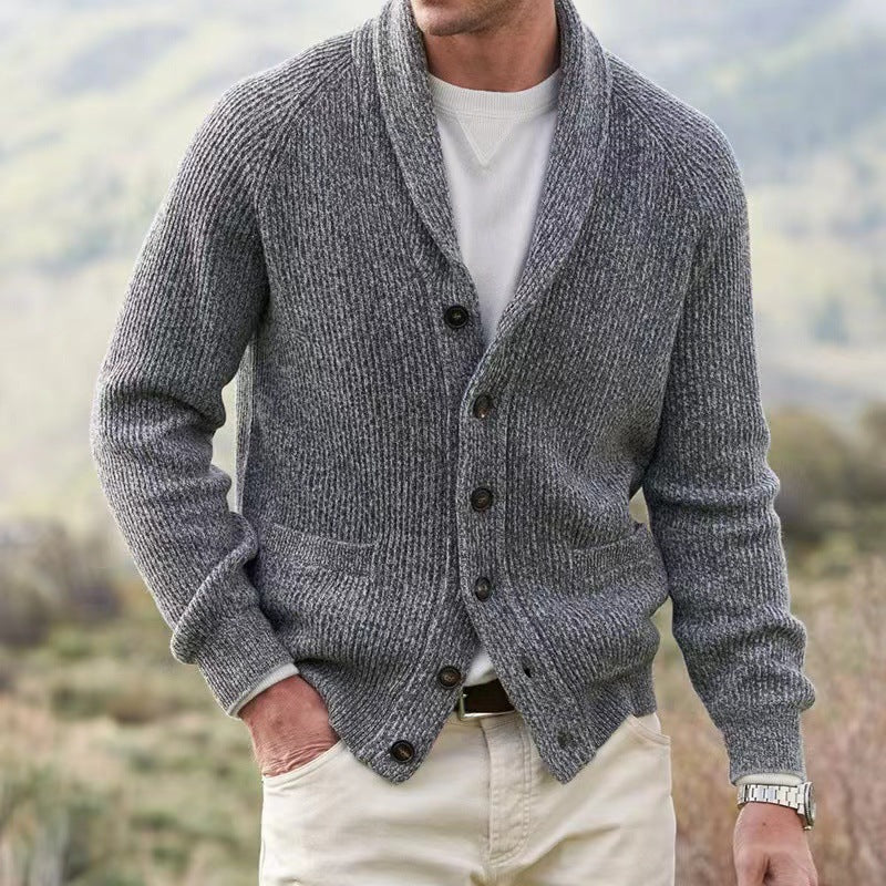 Vintage men's cardigan with V-neck