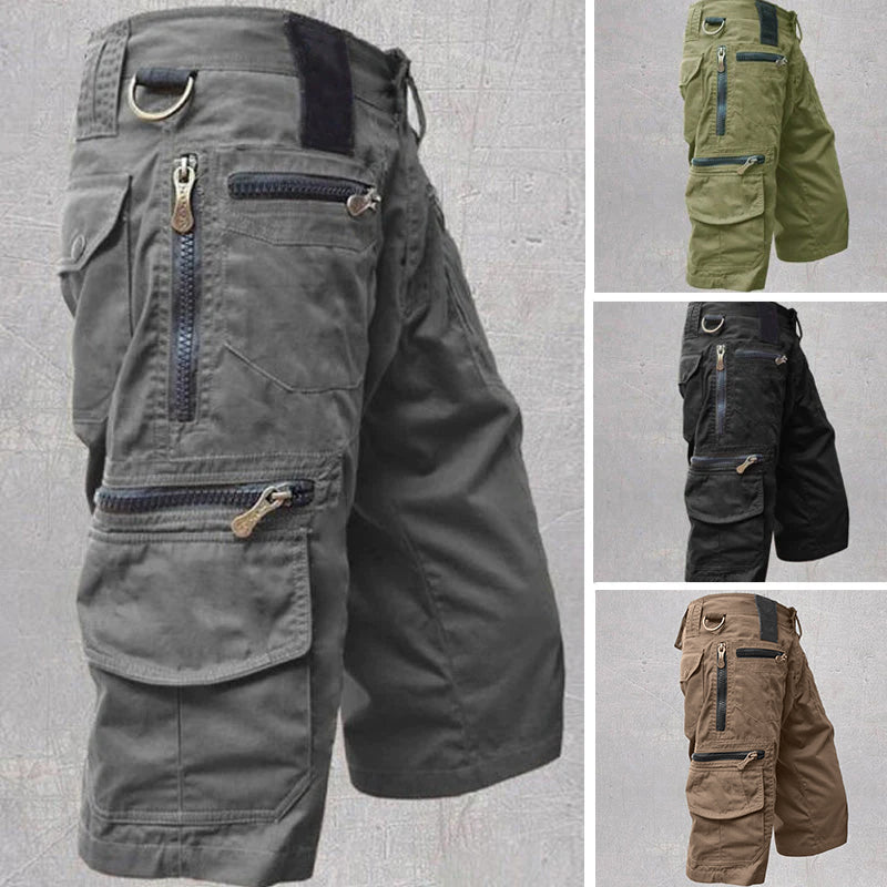 Versatile cargo shorts for men