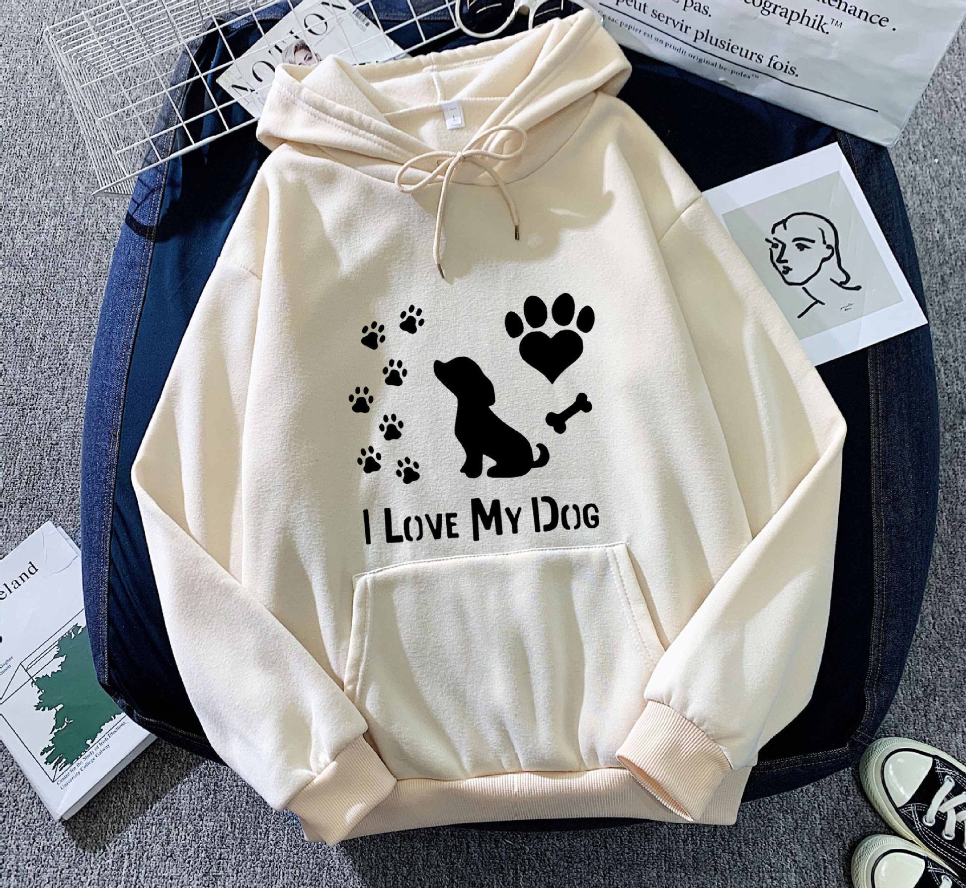 Frankie - Cosy Dog Lover Hoodie