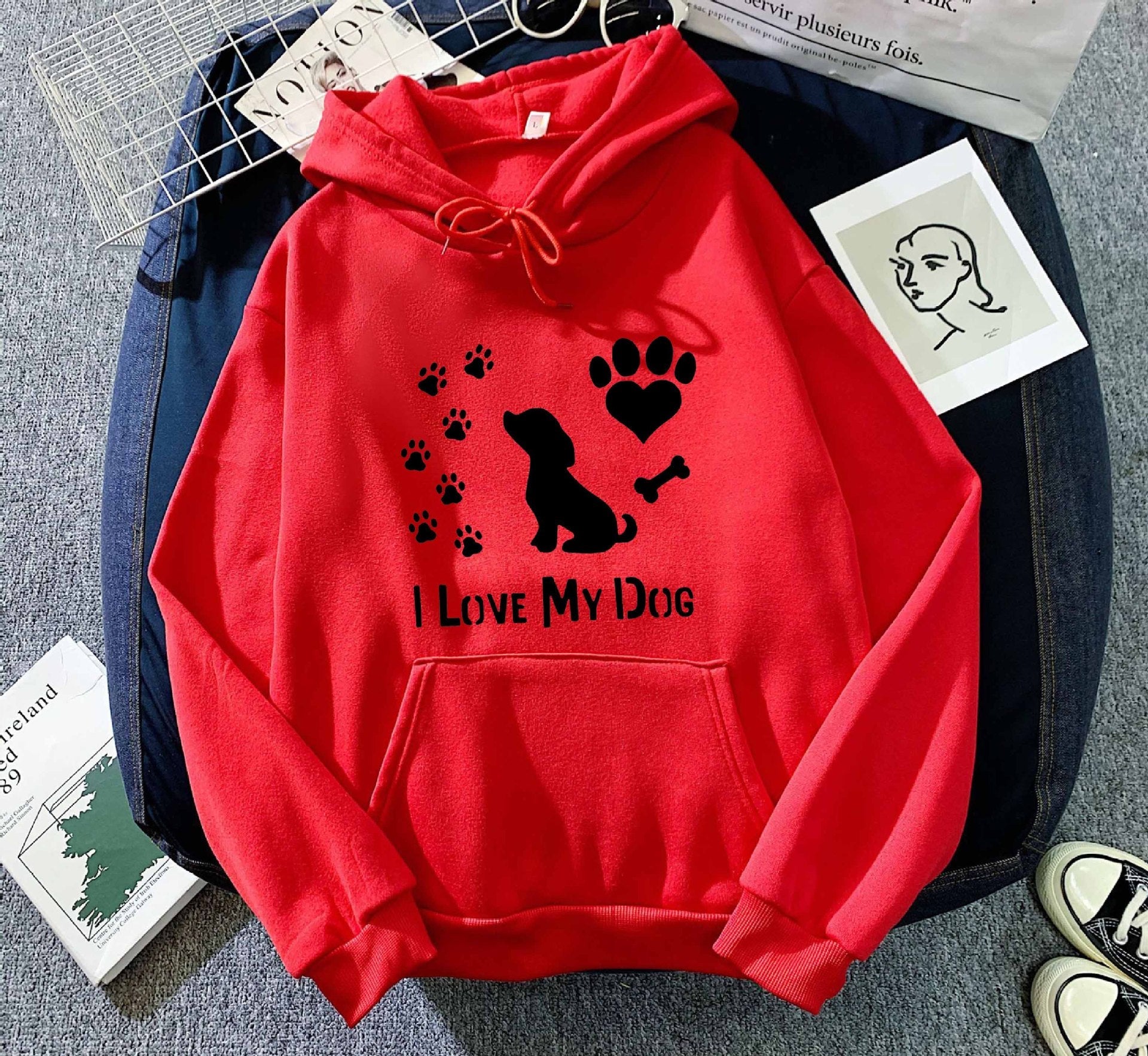 Frankie - Cosy Dog Lover Hoodie