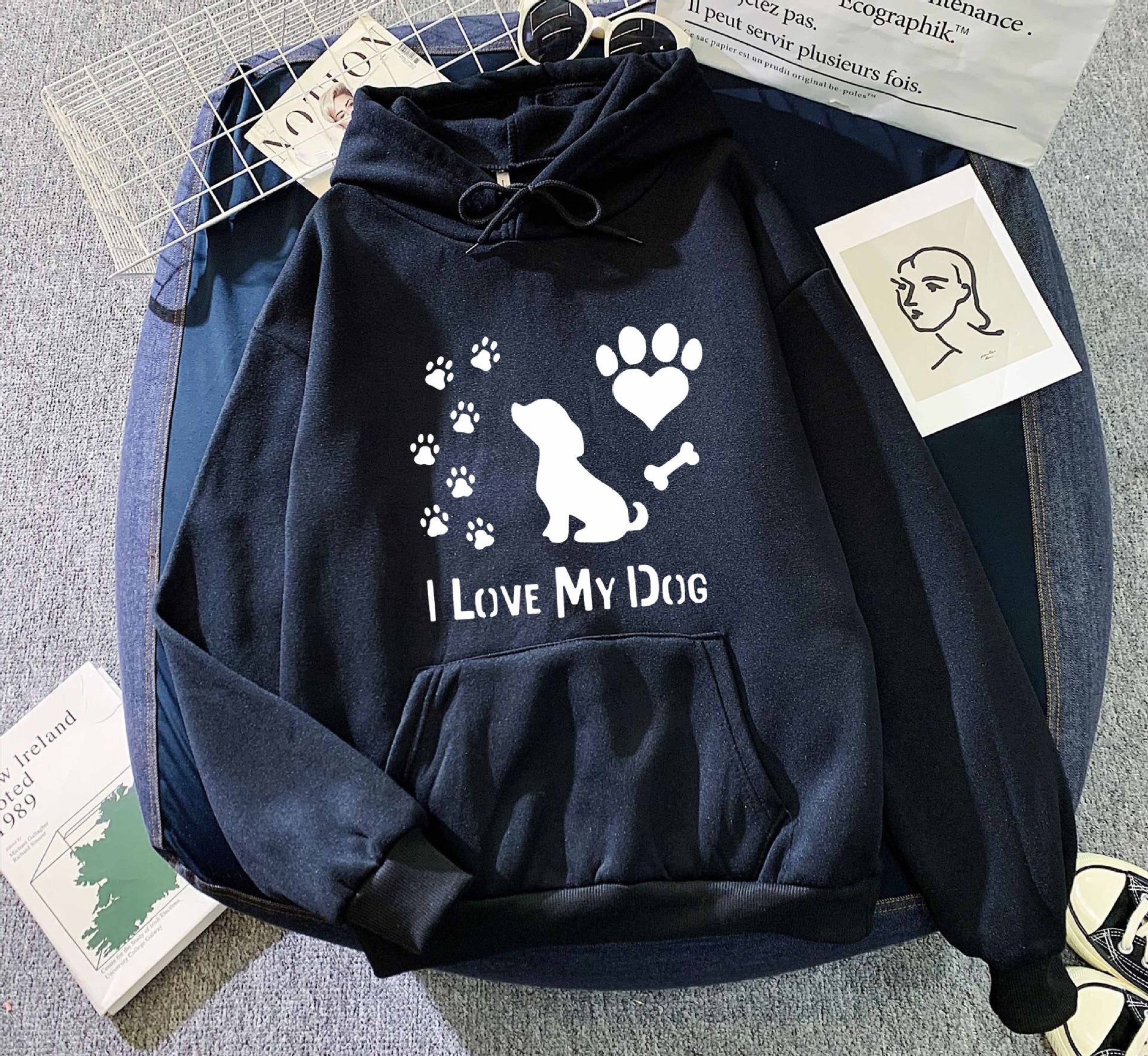 Frankie - Cosy Dog Lover Hoodie