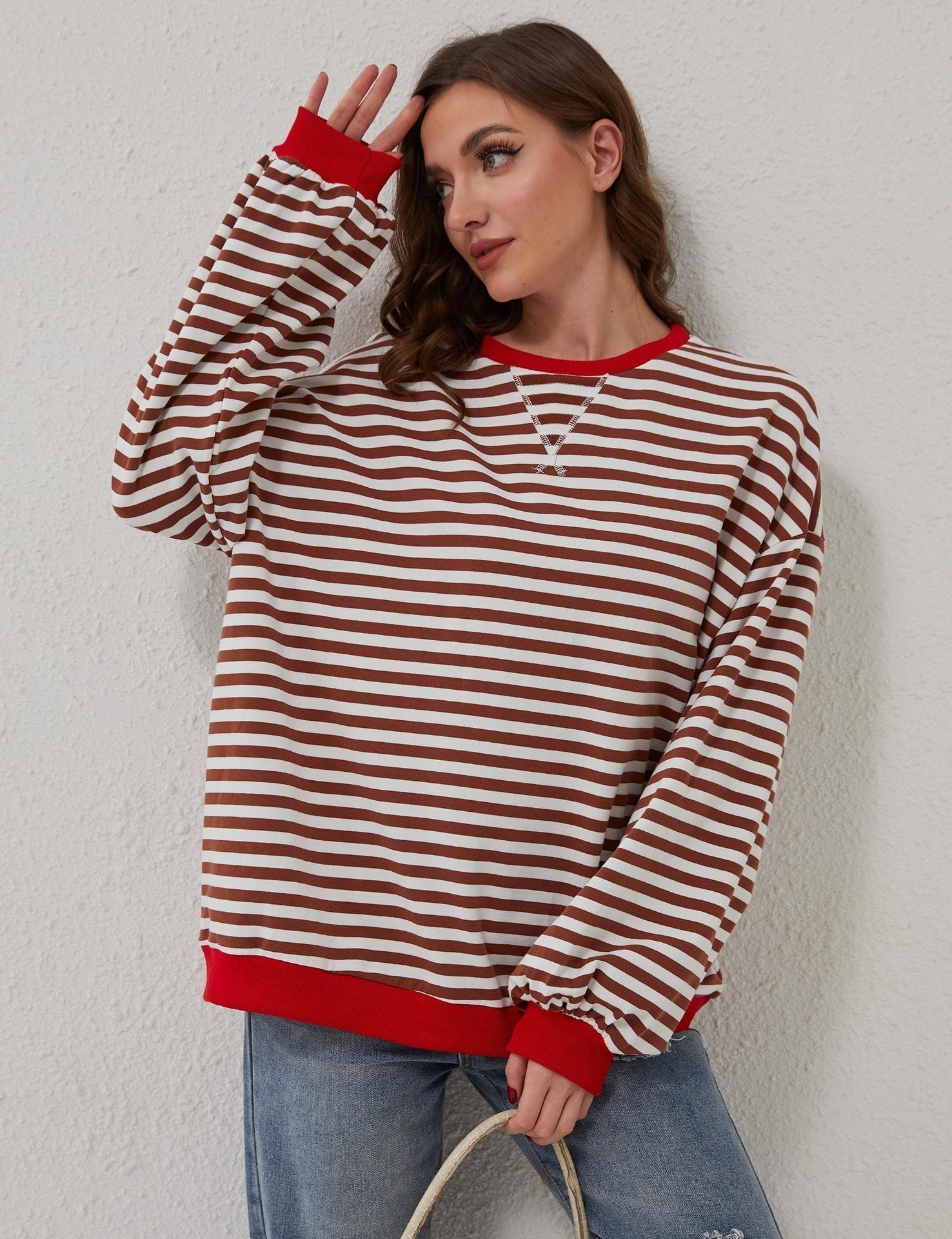 Solenn - Cozy Stripes Sweatshirt