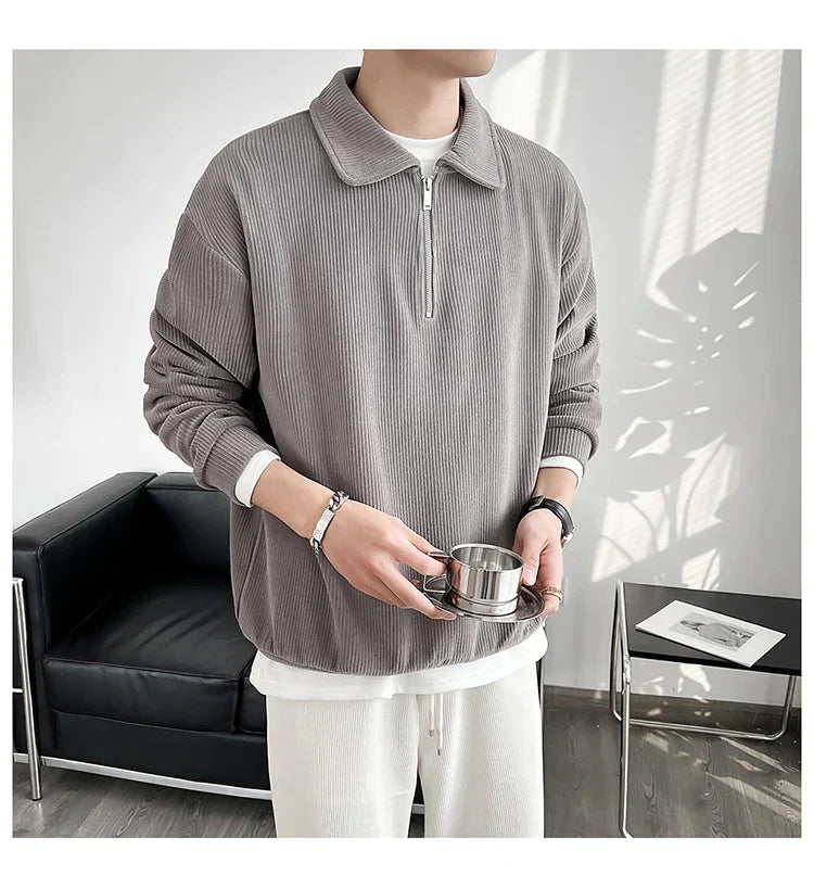 Elegant British-style jumper for men