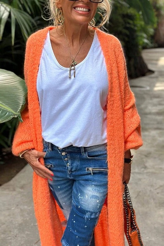 Long Knitted Cardigan for women