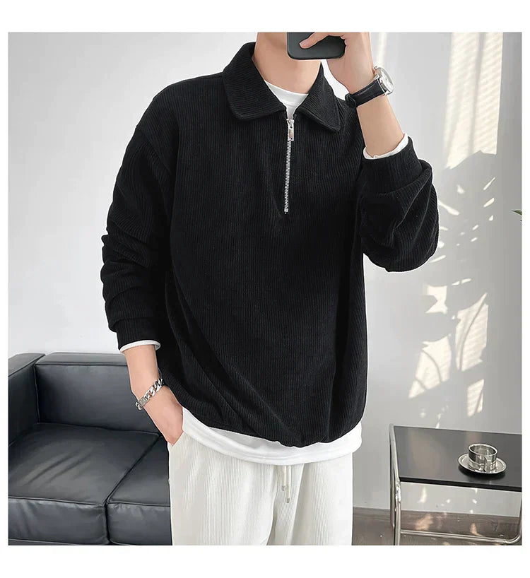 Elegant British-style jumper for men