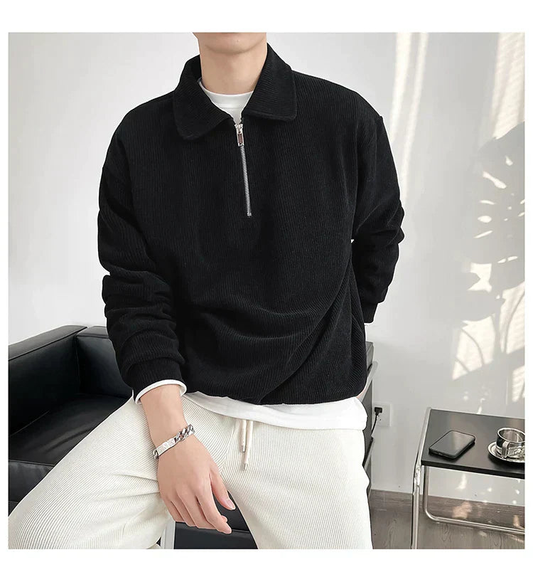 Elegant British-style jumper for men