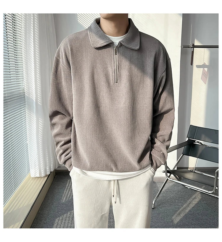 Elegant British-style jumper for men