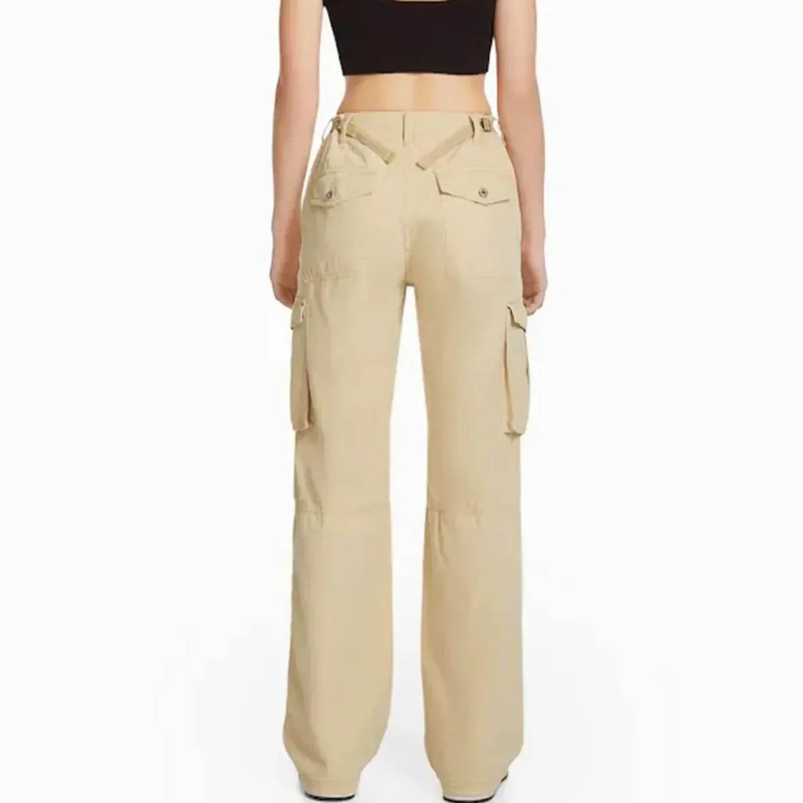 Adjustable Waist Cargo Pants for women