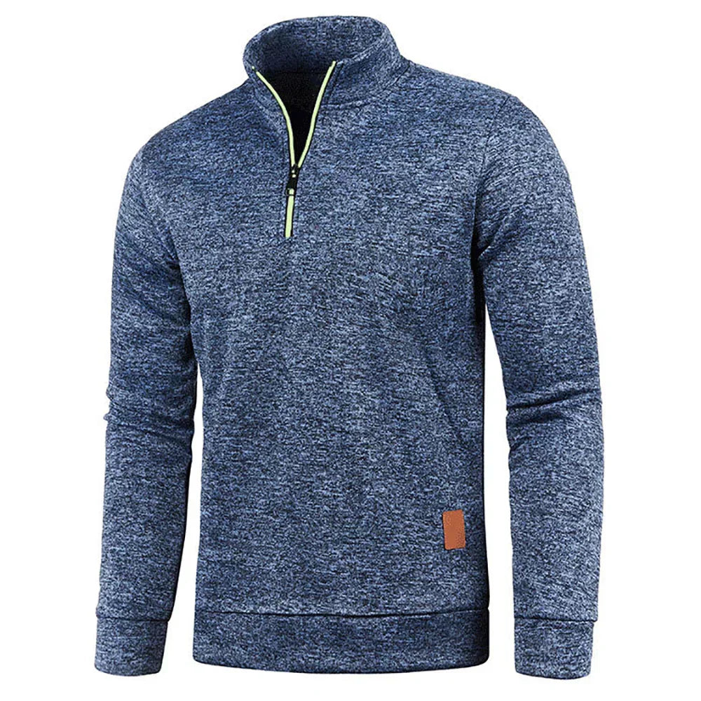 Men's sweatshirt with half zip