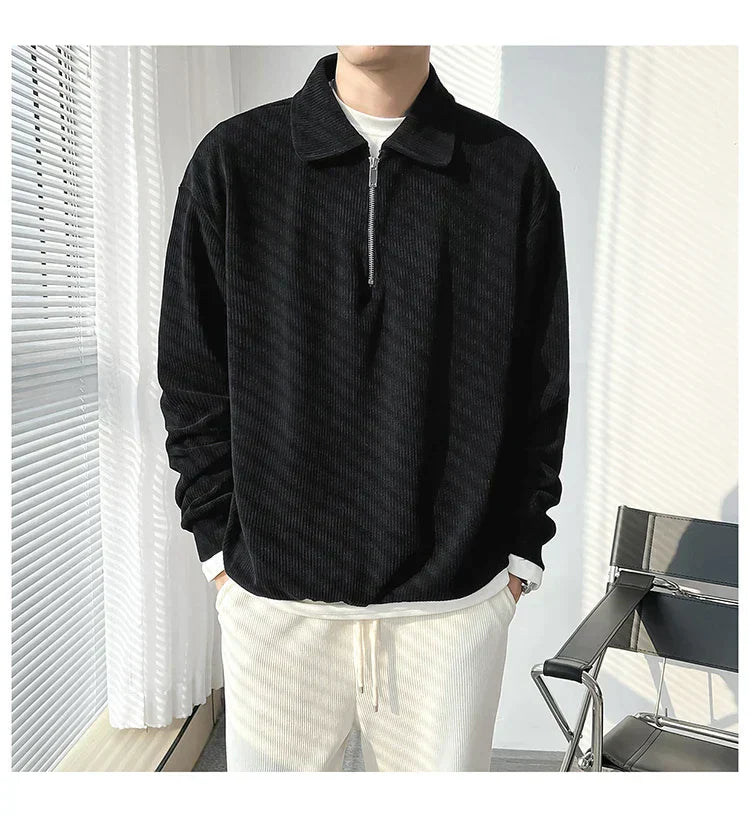 Elegant British-style jumper for men