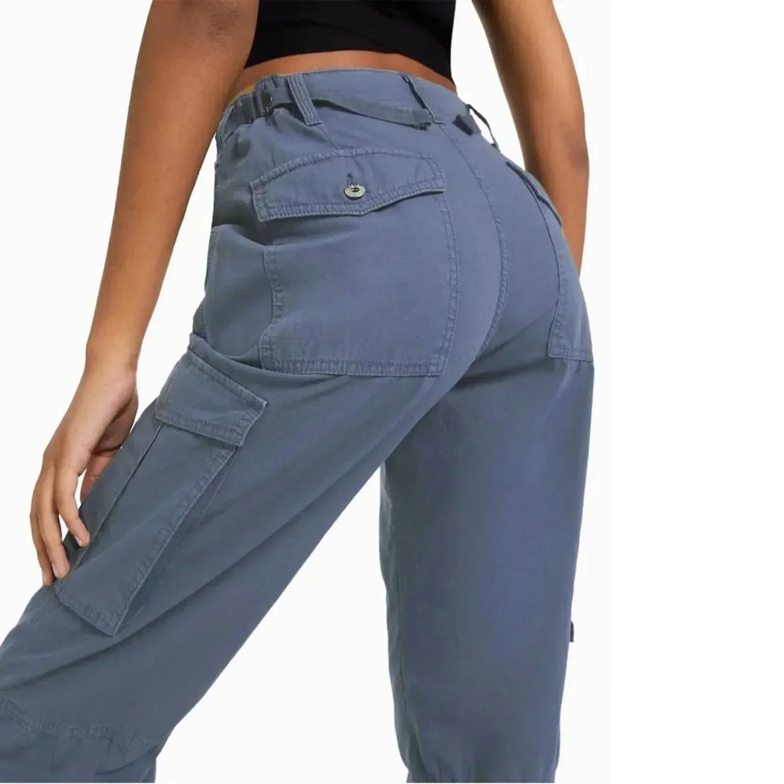 Adjustable Waist Cargo Pants for women