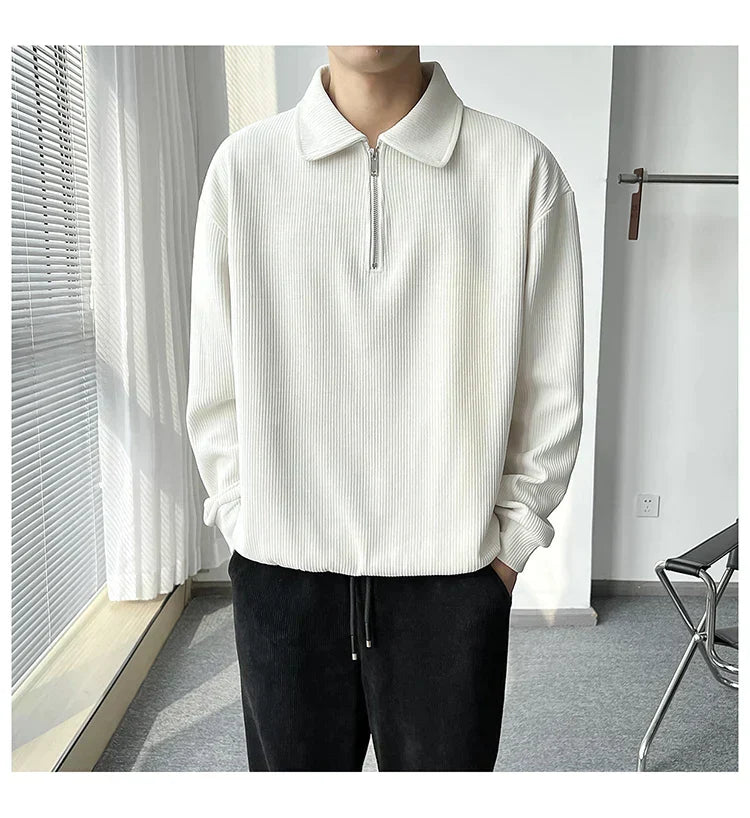 Elegant British-style jumper for men