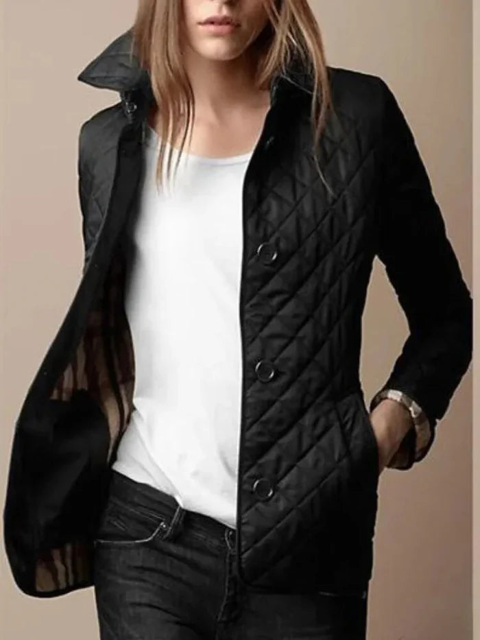 Full Sleeve Plaid Blazer Coat for women