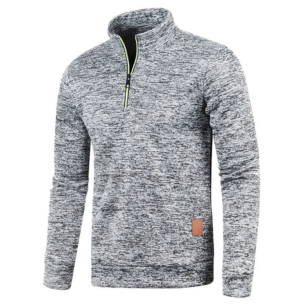 Men's sweatshirt with half zip