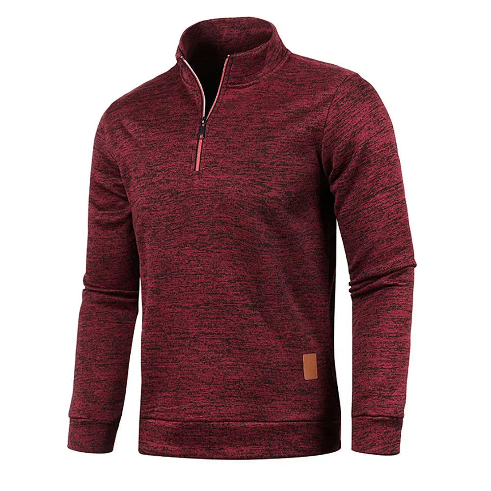 Men's sweatshirt with half zip