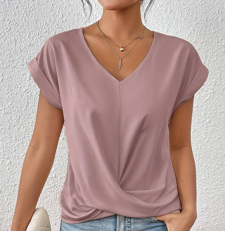 Elegant V-neck Blouse for women