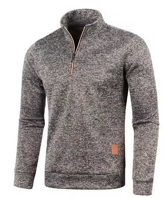 Men's sweatshirt with half zip