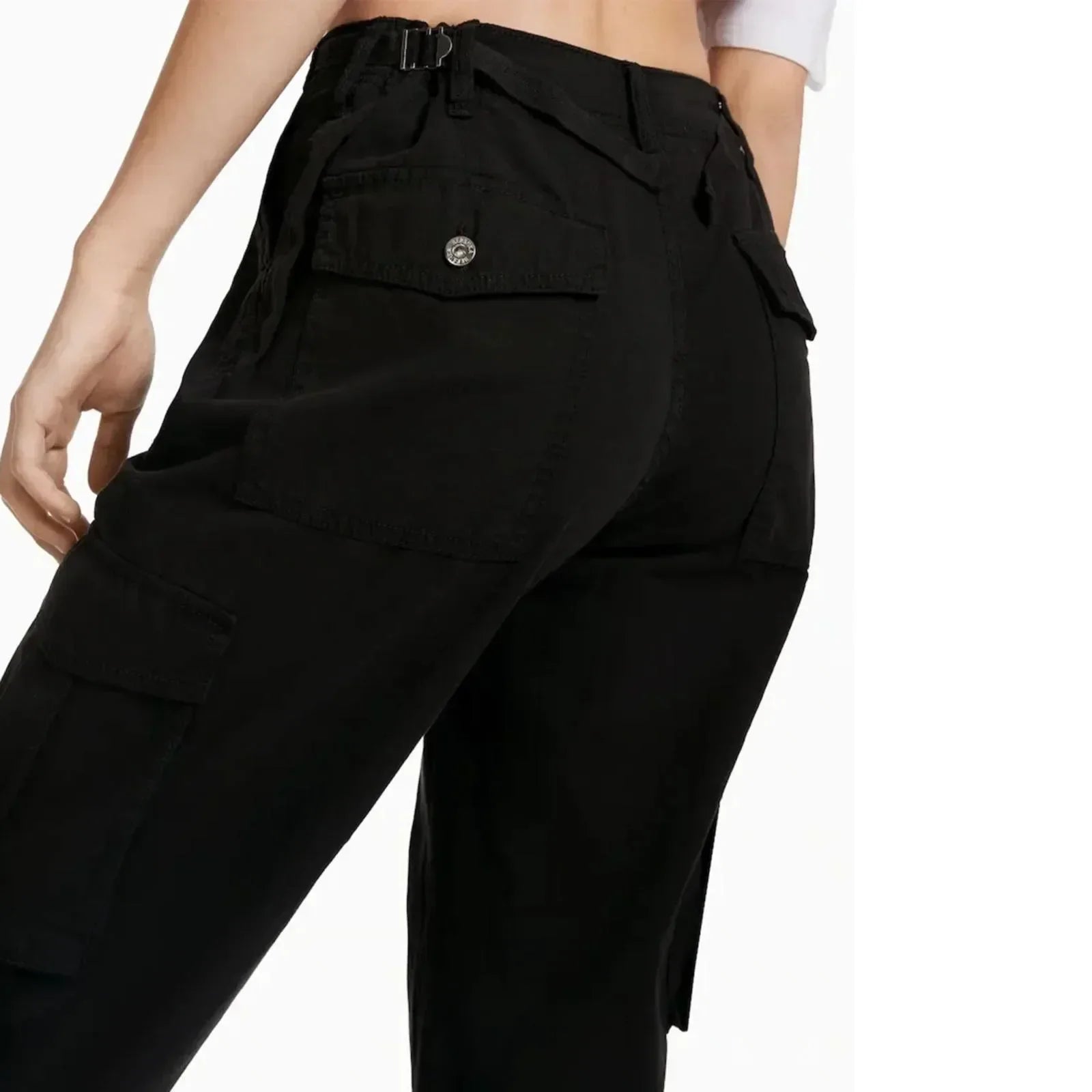 Adjustable Waist Cargo Pants for women