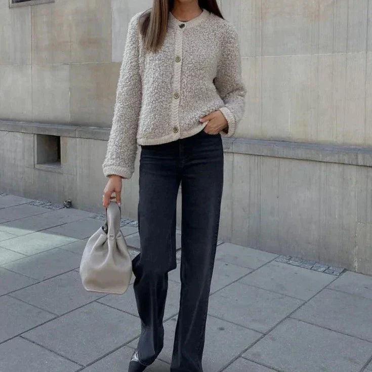 Christine - Teddy Knit Jacket