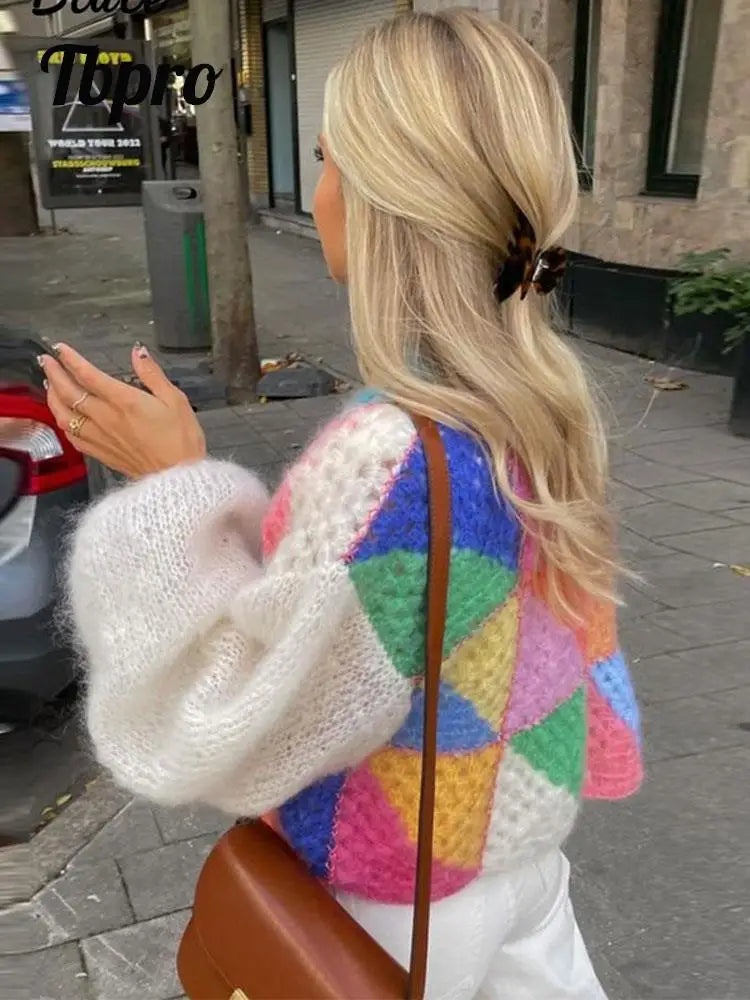 Amber - Autumn Vibrant Cardigan