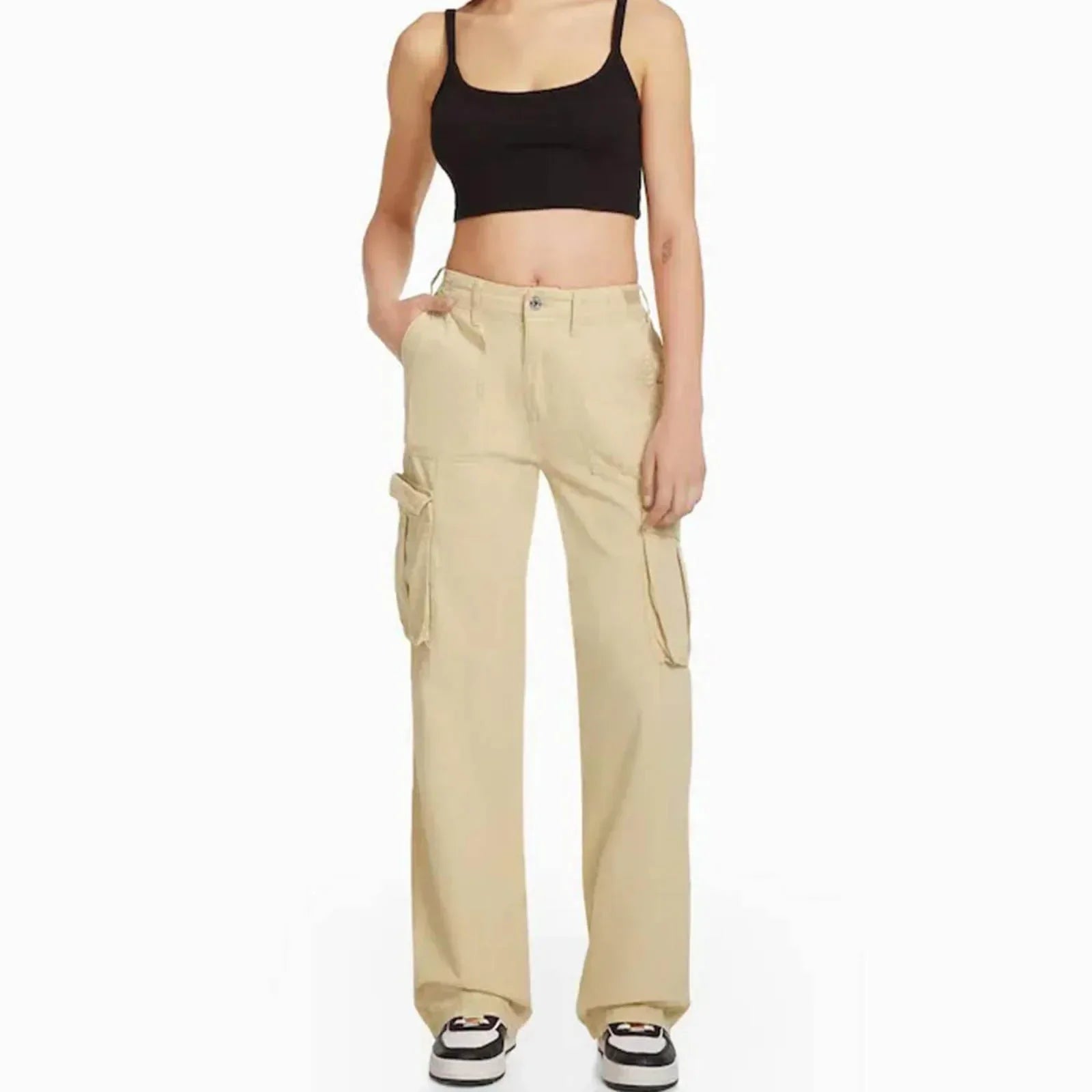 Adjustable Waist Cargo Pants for women