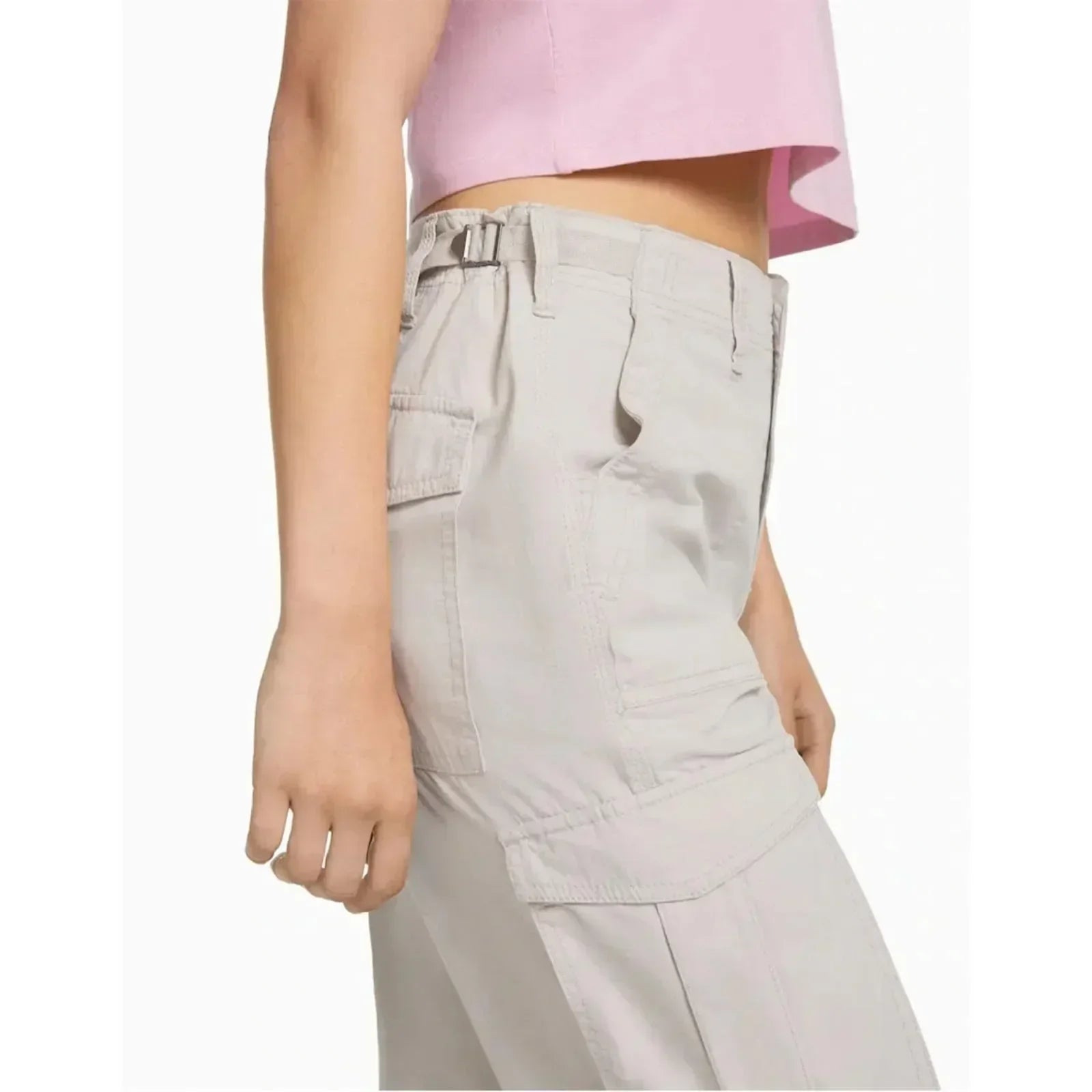 Adjustable Waist Cargo Pants for women