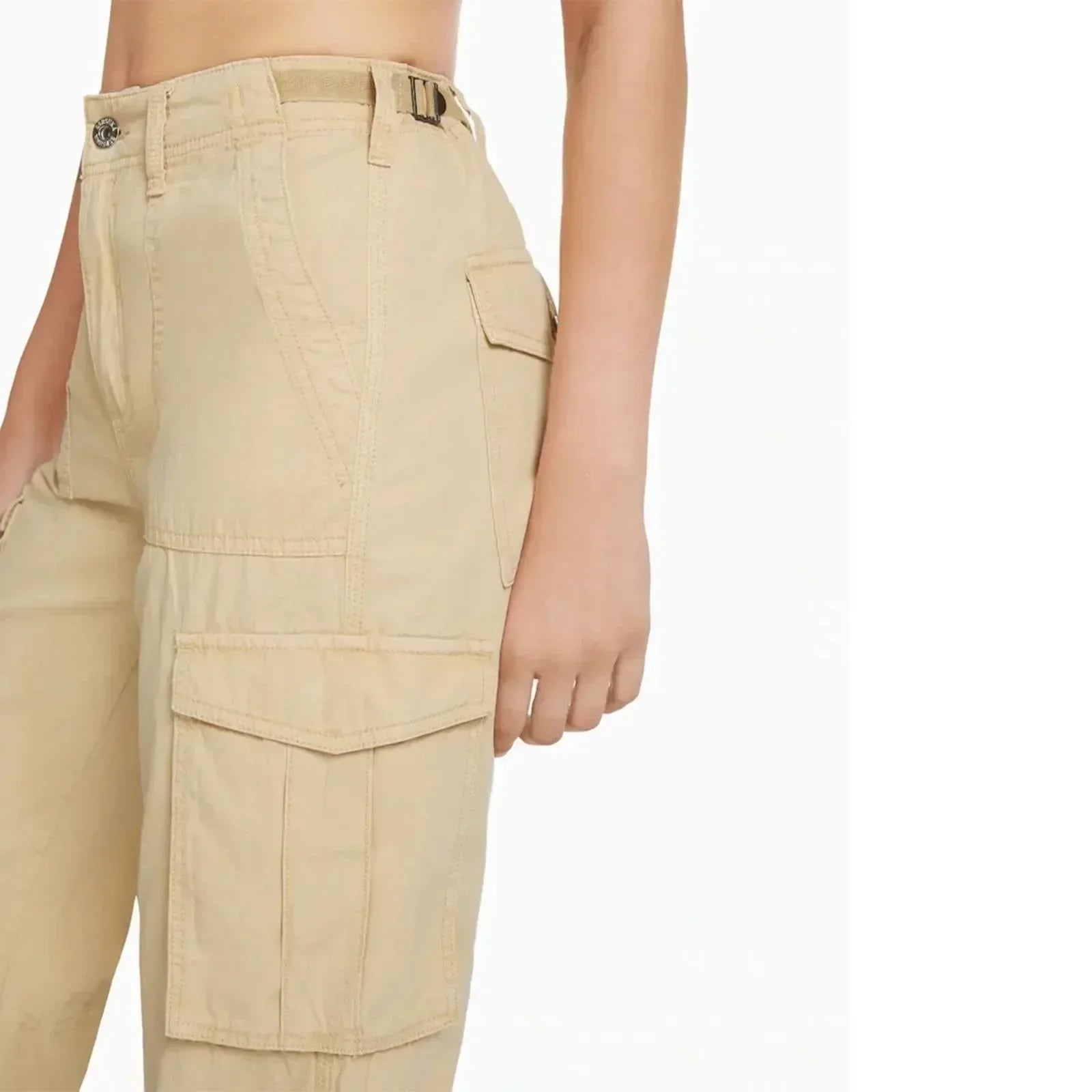 Adjustable Waist Cargo Pants for women