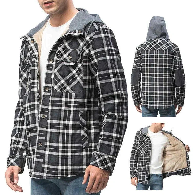 Winter flannel fleece jacket