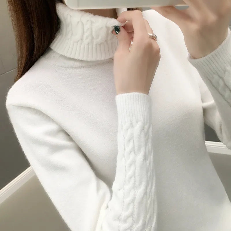 Warm Turtleneck Sweater for women