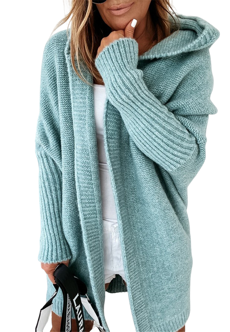 Oversized Hooded Cardigan