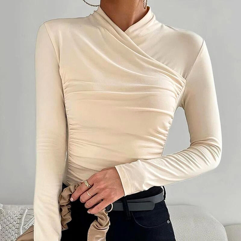 Trendy Cross Neck Blouse for women