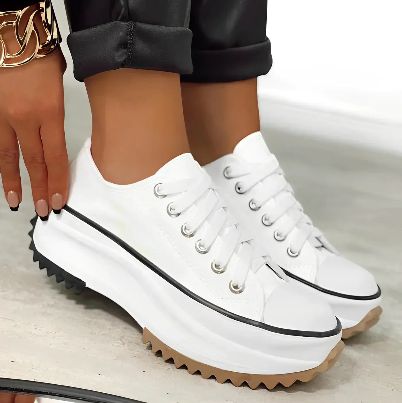 Chunky Canvas Sneakers