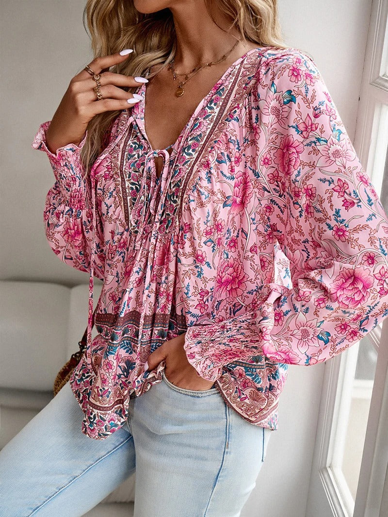 Elegant Floral Blouse for women