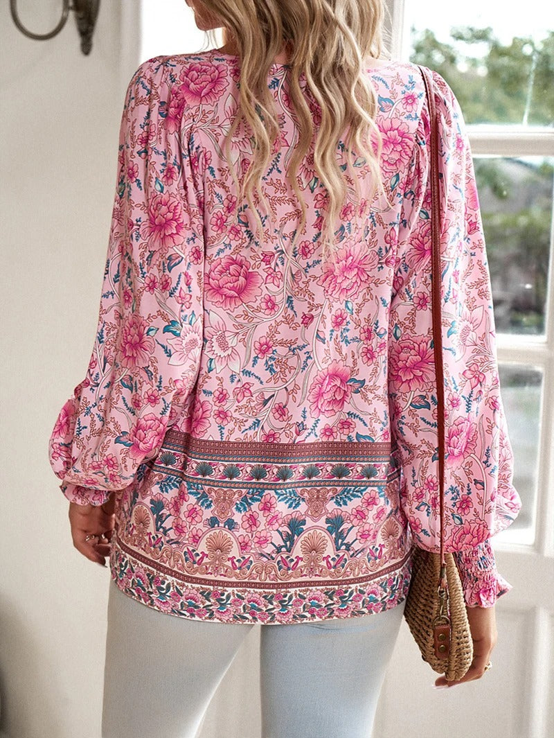 Elegant Floral Blouse for women