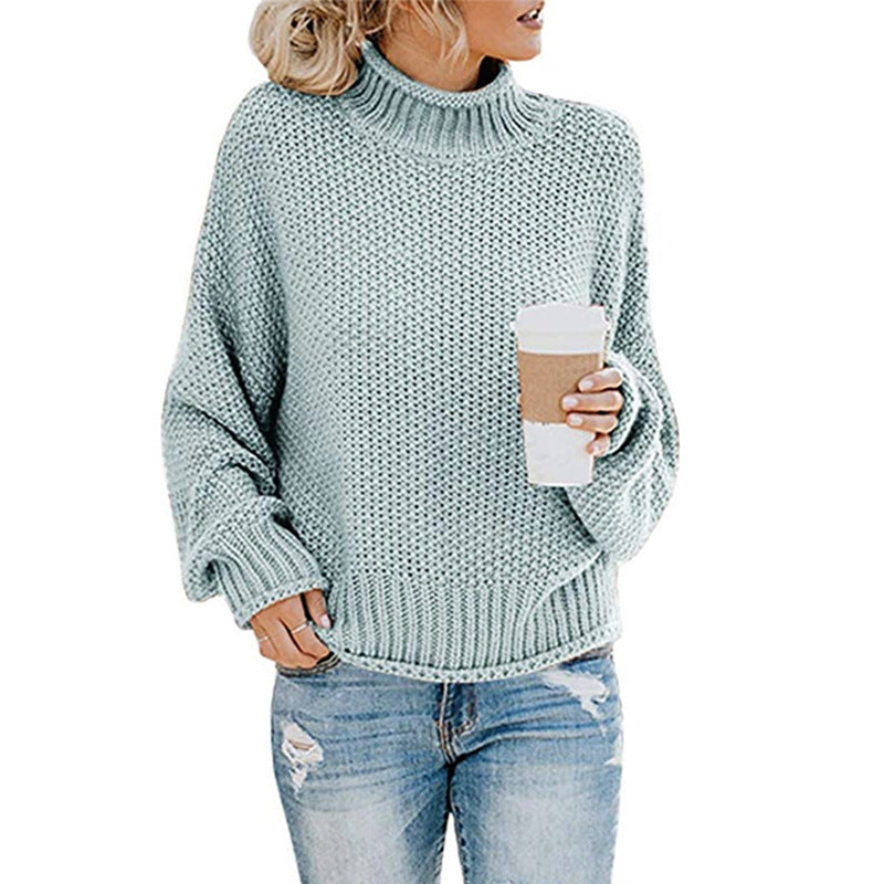 Elegant Mock Neck Jumper for women