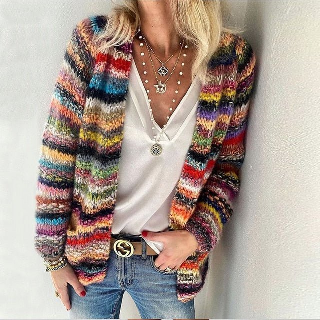 Sophisticated Stripe Cardigan