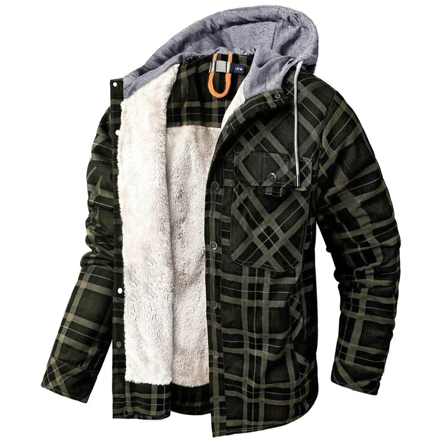 Winter flannel fleece jacket